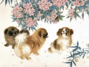 chinese-paiting-dogs